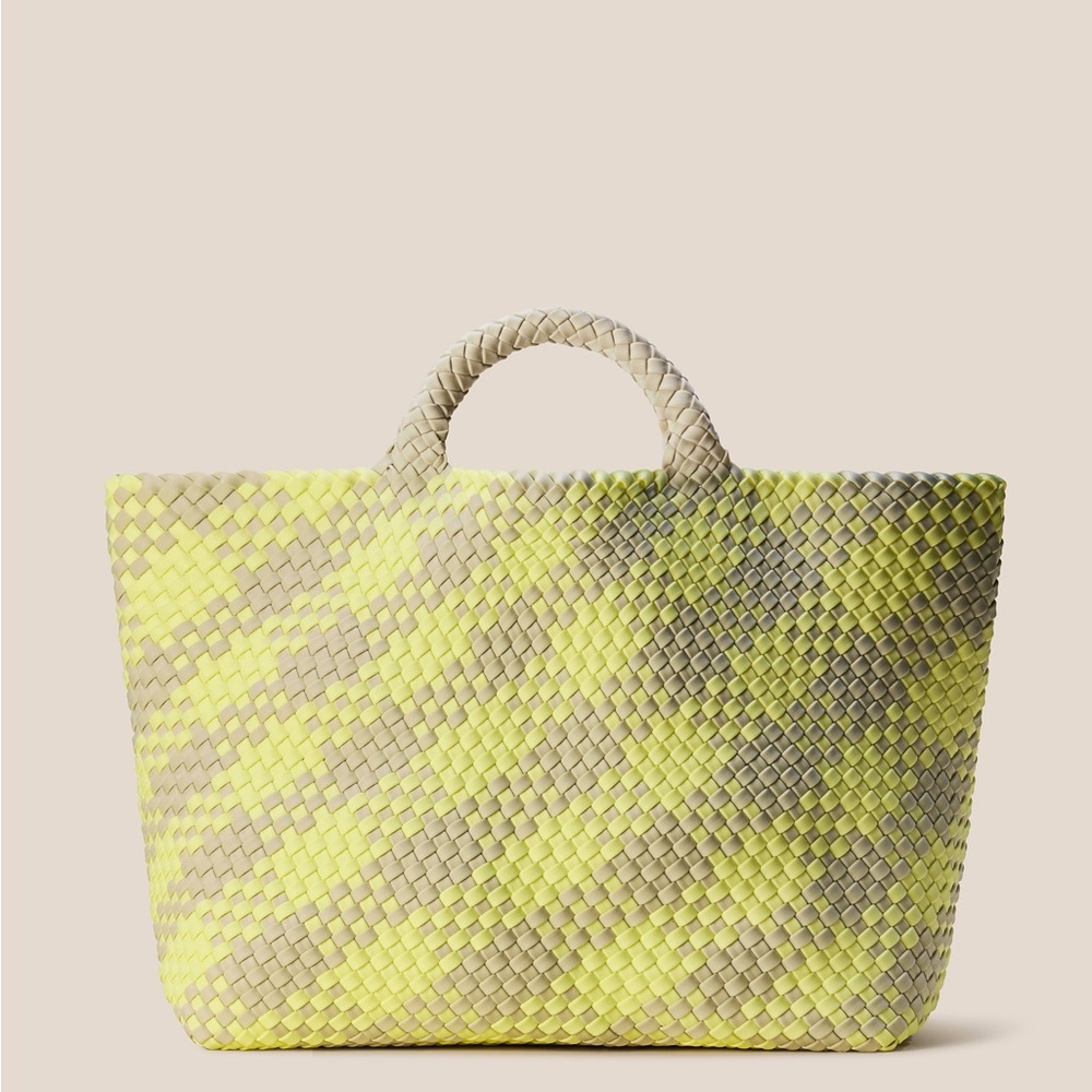 Naghedi
St Barths Large Plaid Tote
Straw, One Size